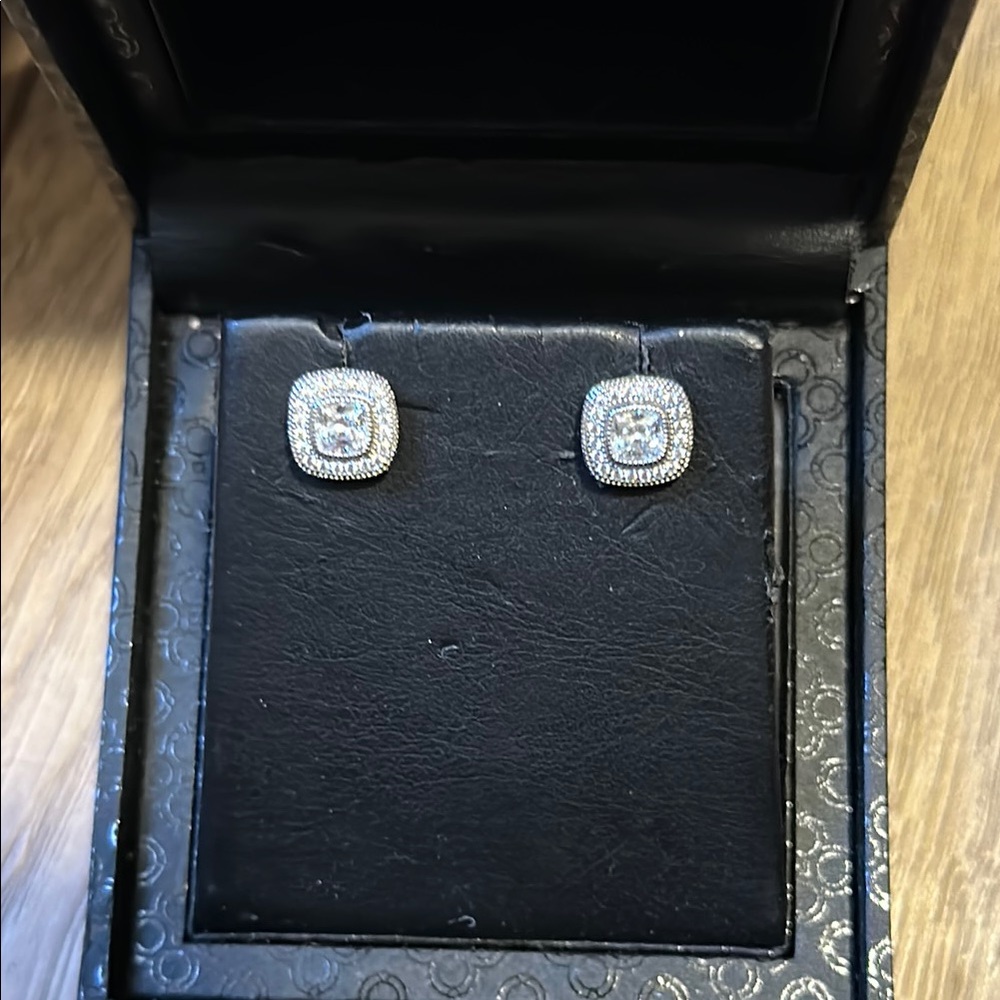 Lafonn Sterling and Synthetic Diamond Earrings